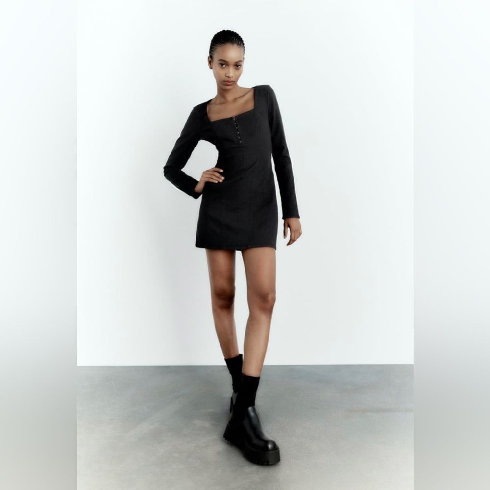 NWT ZARA DENIM DRESS